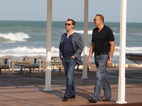 Dmitry Medvedev's official visit to Azerbaijan. Day Two