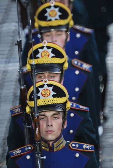 Soldiers of Honor Guard Company of Presidential regiment