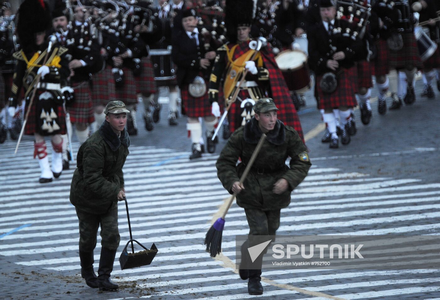 Final rehearsal for opening ceremony of Spasskaya Tower festival