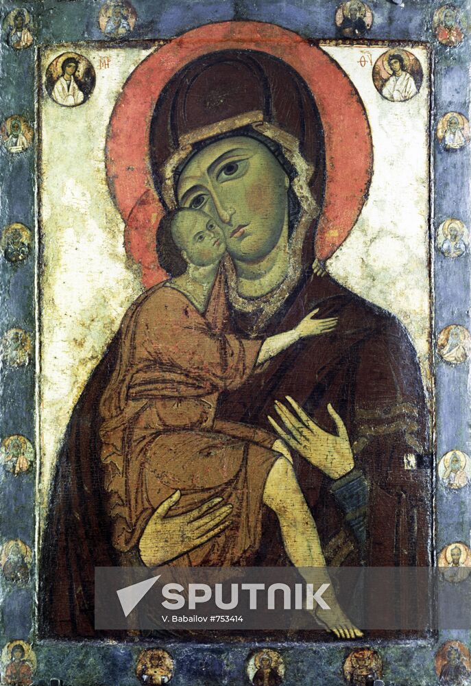 Reproduction of icon "Glykophilousa of Belozersk"