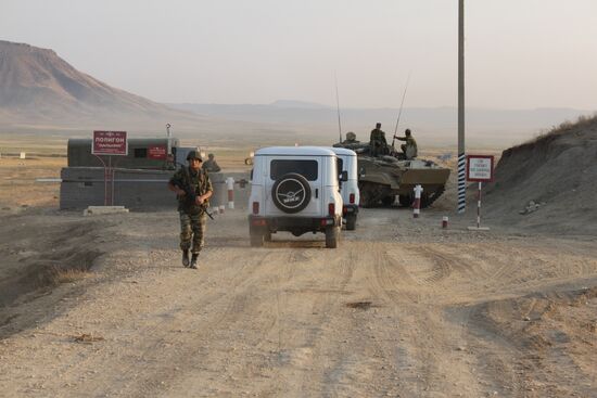 Act of terror at the testing site near Buinaksk