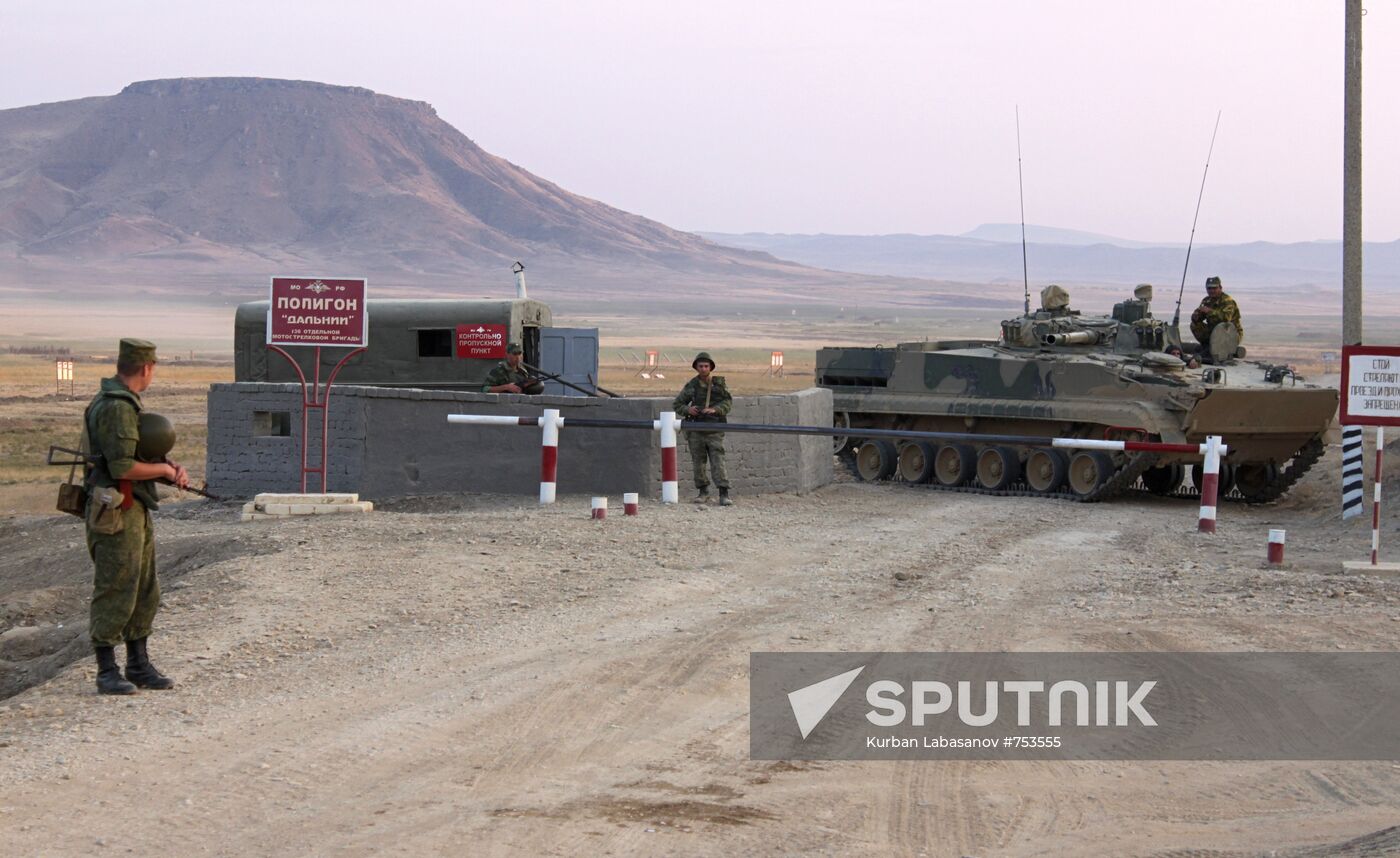 Act of terror on testing site near Buinaksk