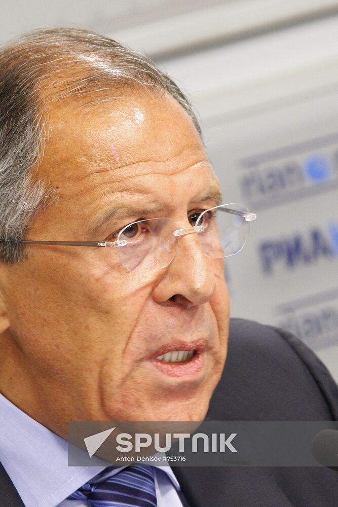 Meeting with Russian Foreign Minister Sergei Lavrov