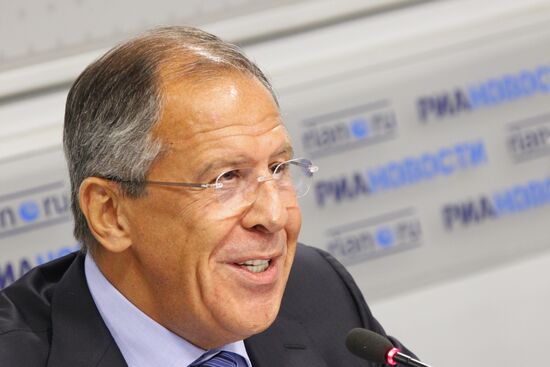 Meeting with Russian Foreign Minister Sergei Lavrov