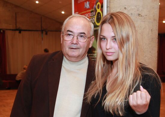 Vsevolod Shilovsky and his granddaughter Aglaya Shilovskaya