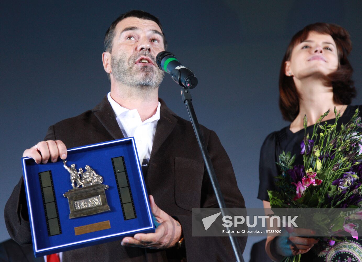 Yevgeni Grishkovetz and Anna Matison