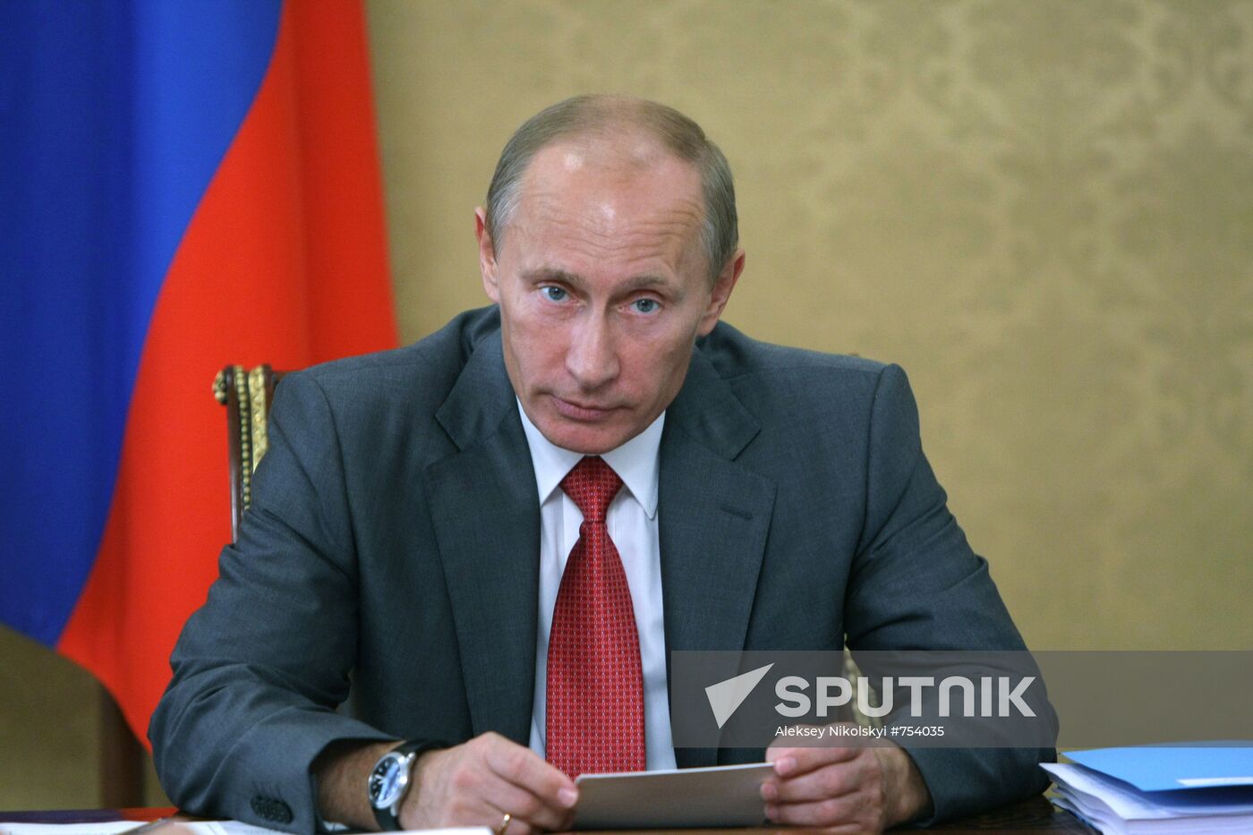 Vladimir Putin holds meeting in Sochi