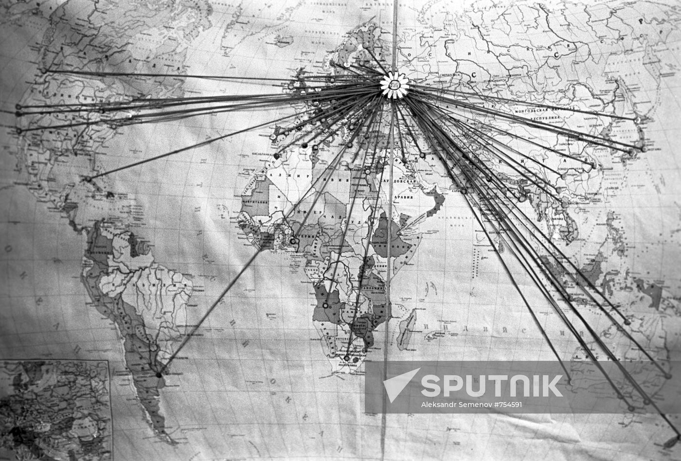 Map of scientific institutions-partners of VILR