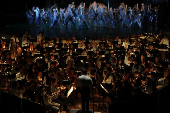 Performance of Russian national orchestra