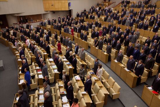 Plenary meeting of State Duma of the Russian Federation