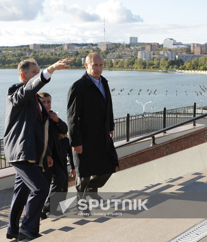 Prime Minister Vladimir Putin visits Izhevsk