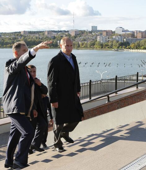 Prime Minister Vladimir Putin visits Izhevsk