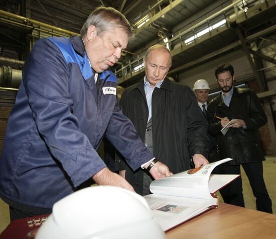 Prime Minister Vladimir Putin visits Izhevsk