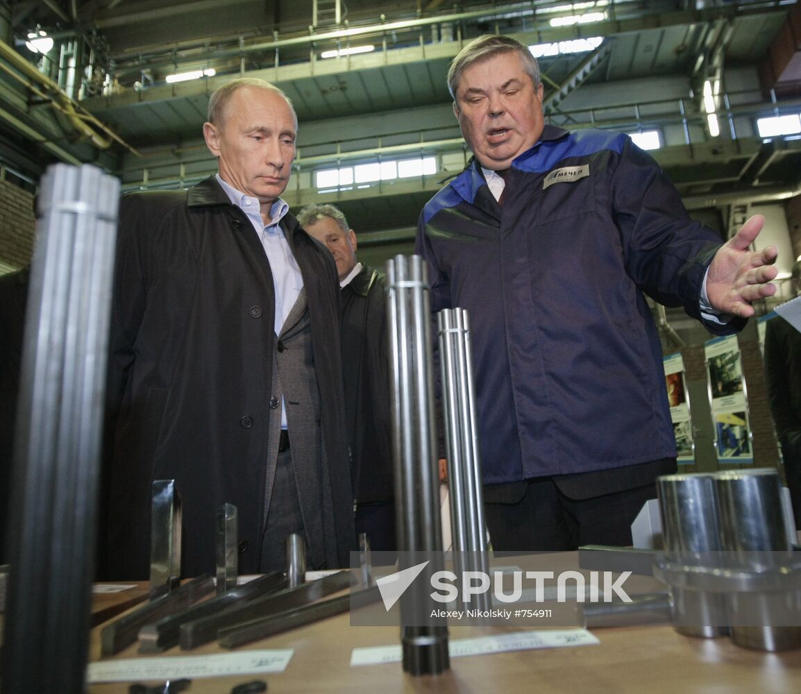 Prime Minister Vladimir Putin visits Izhevsk