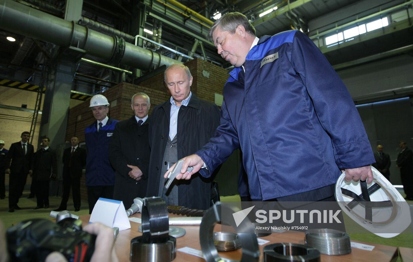 Prime Minister Vladimir Putin visits Izhevsk
