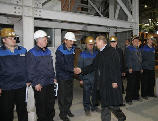 Prime Minister Vladimir Putin visits Izhevsk