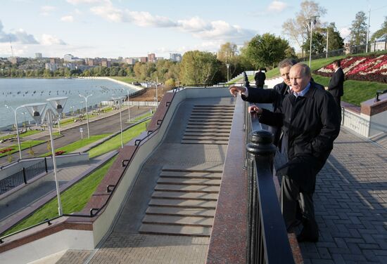 Prime Minister Vladimir Putin visits Izhevsk