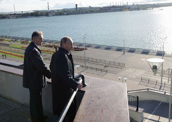 Prime Minister Vladimir Putin visits Izhevsk