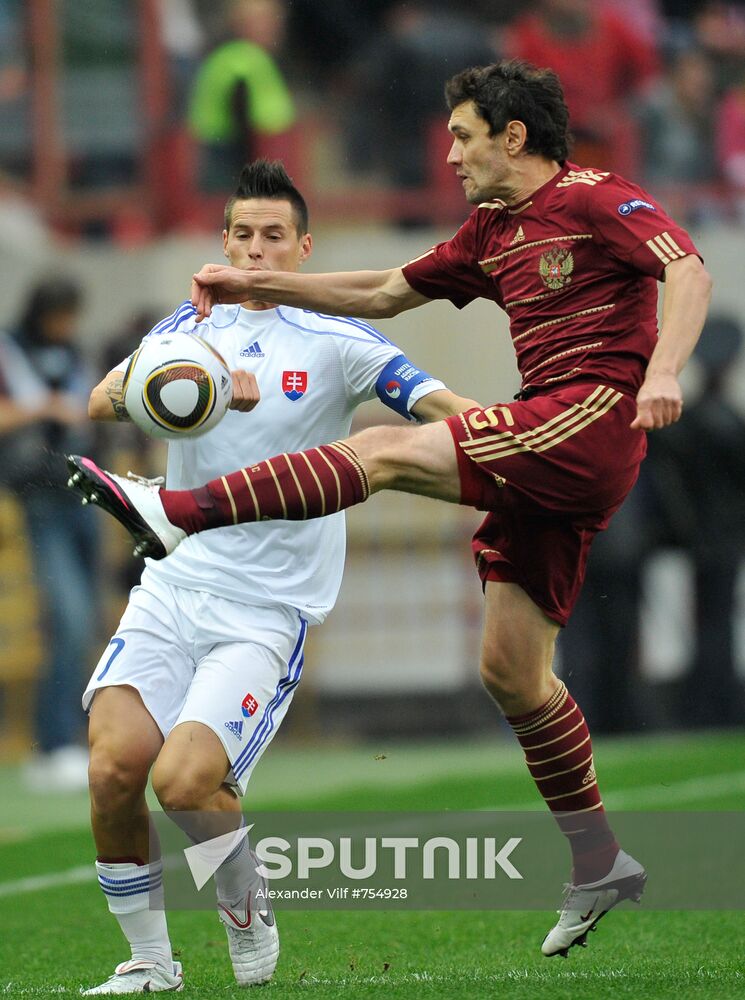 Football. Euro 2012 Qualifiers. Russia vs. Slovakia