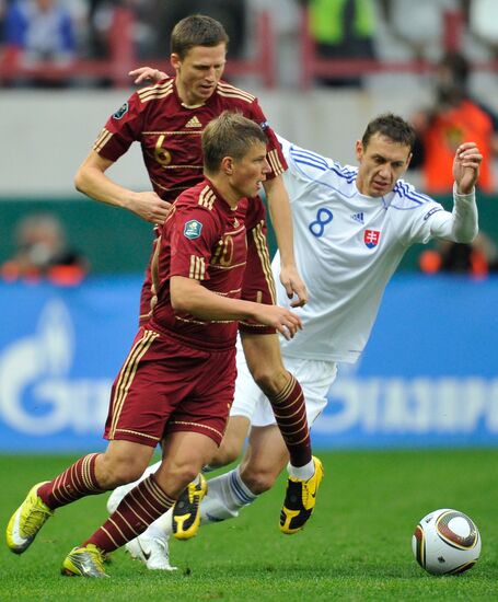 Football. Euro 2012 Qualifiers. Russia vs. Slovakia