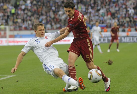 Football. Euro 2012 Qualifiers. Russia vs. Slovakia