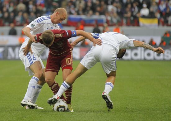 Football. Euro 2012 Qualifiers. Russia vs. Slovakia