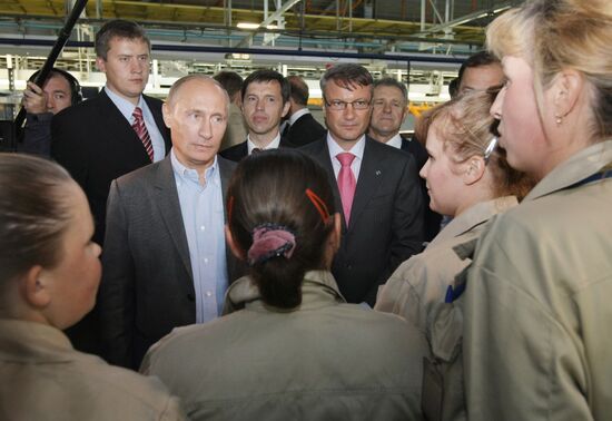 Prime Minister Vladimir Putin visits Izhevsk