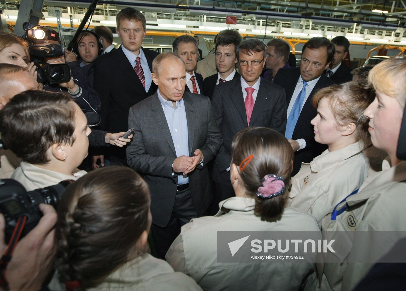 Prime Minister Vladimir Putin visits Izhevsk