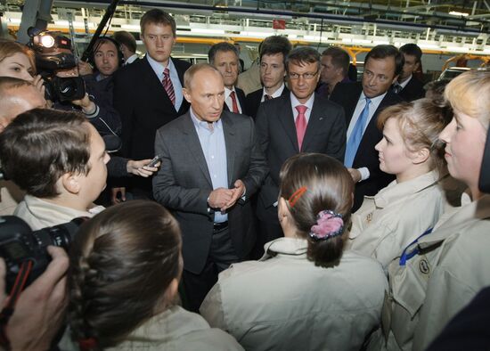 Prime Minister Vladimir Putin visits Izhevsk