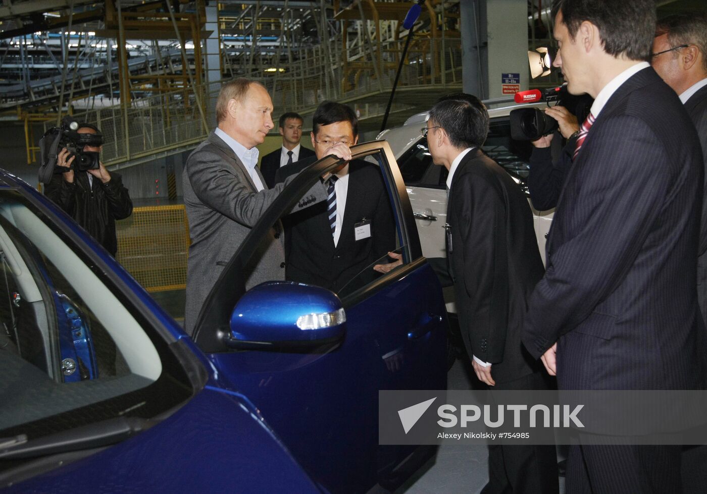Prime Minister Vladimir Putin visits Izhevsk