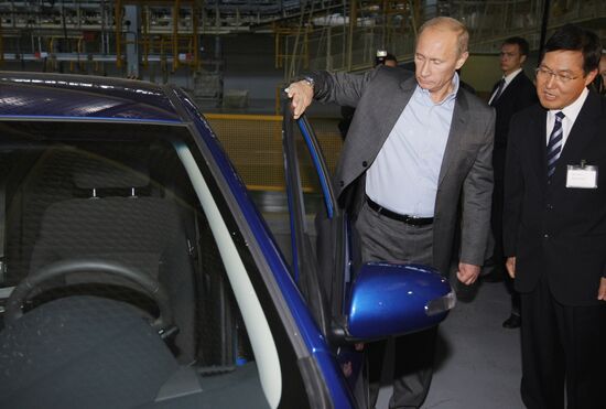 Prime Minister Vladimir Putin visits Izhevsk