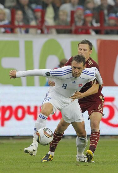 Football. Euro 2012 Qualifiers. Russia vs. Slovakia