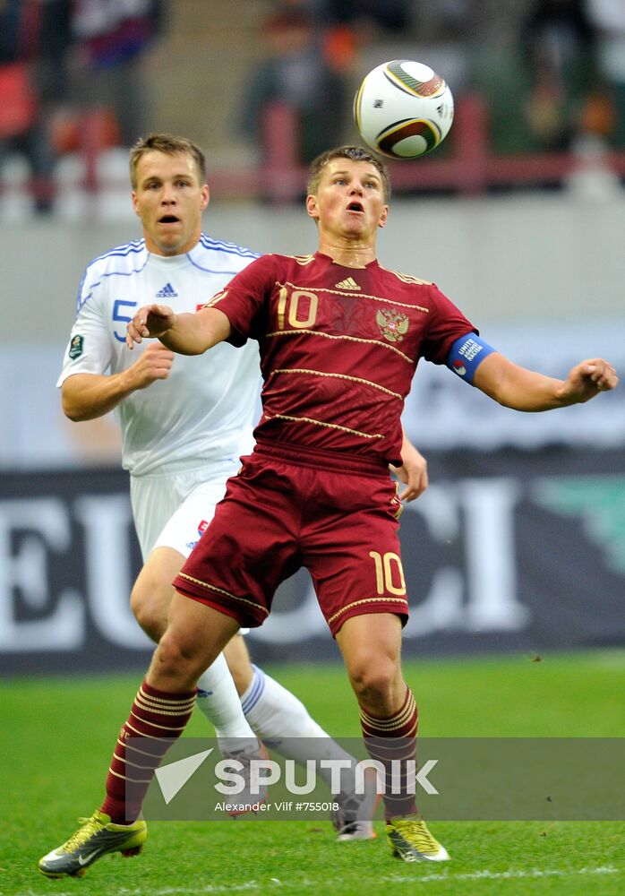 Football. Euro 2012 Qualifiers. Russia vs. Slovakia