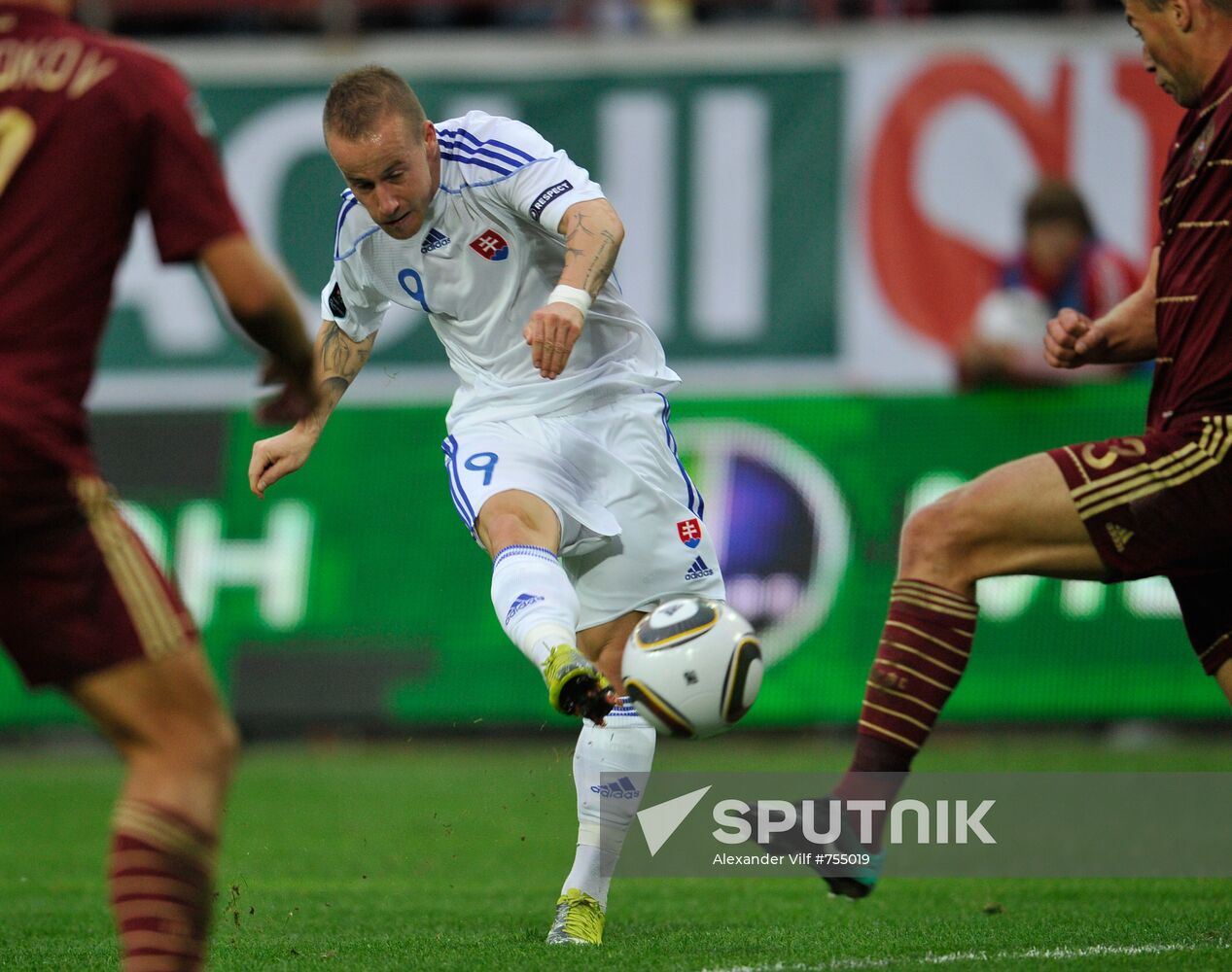 Football. Euro 2012 Qualifiers. Russia vs. Slovakia