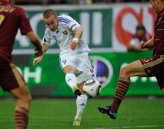 Football. Euro 2012 Qualifiers. Russia vs. Slovakia