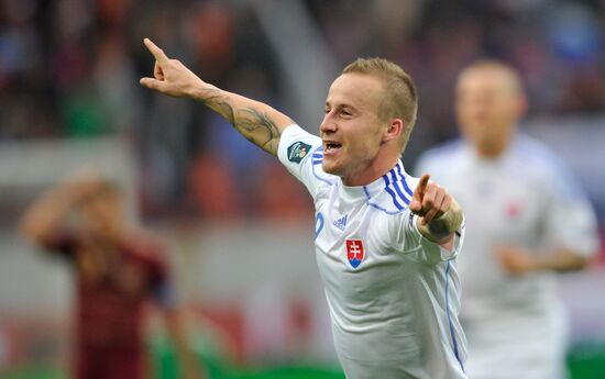 Football. Euro 2012 Qualifiers. Russia vs. Slovakia