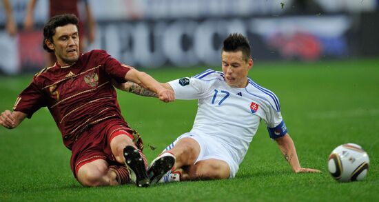 Football. Euro 2012 Qualifiers. Russia vs. Slovakia