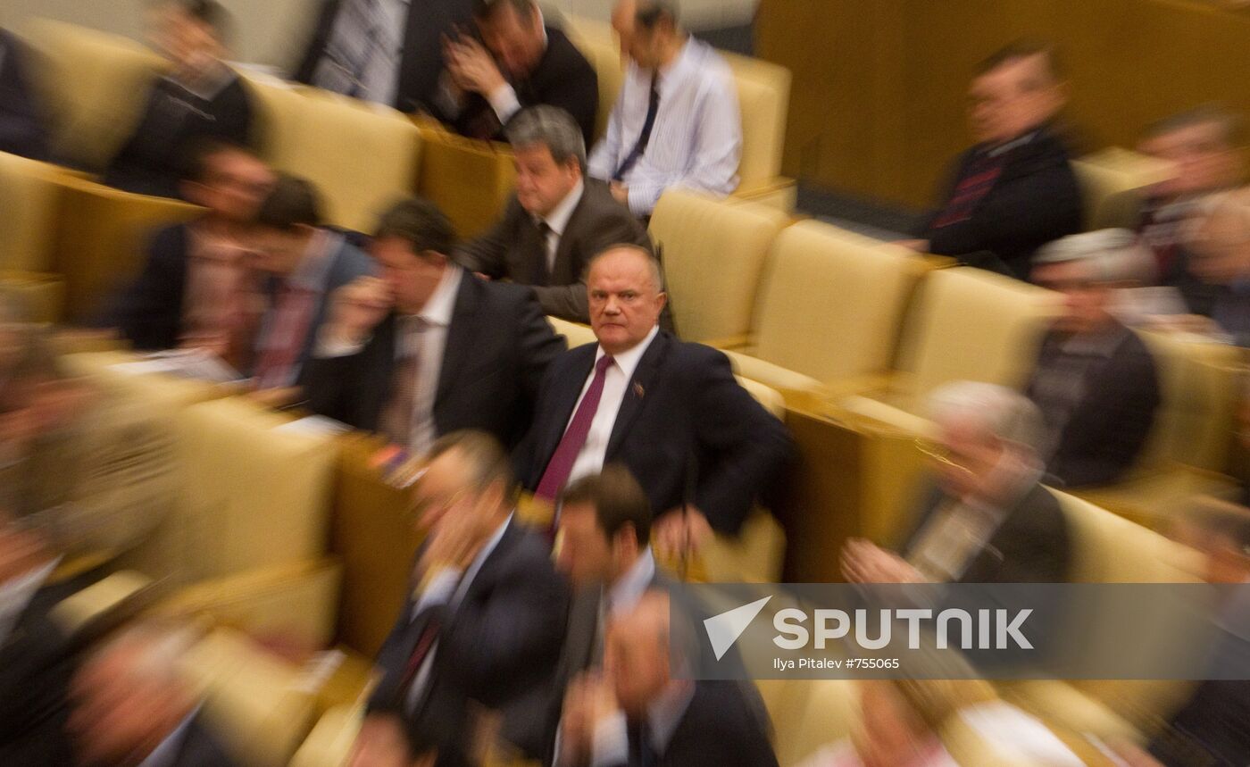 Plenary meeting of the State Duma