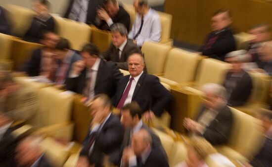 Plenary meeting of the State Duma