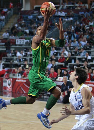 Basketball. World Cup 2010. Men. Argentina vs. Brazil