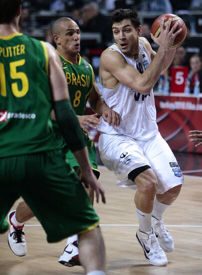 Basketball. World Cup 2010. Men. Argentina vs. Brazil