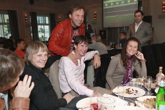 Viktor Saltykov, Yegor Titov and Yevgeny Kemerovsky