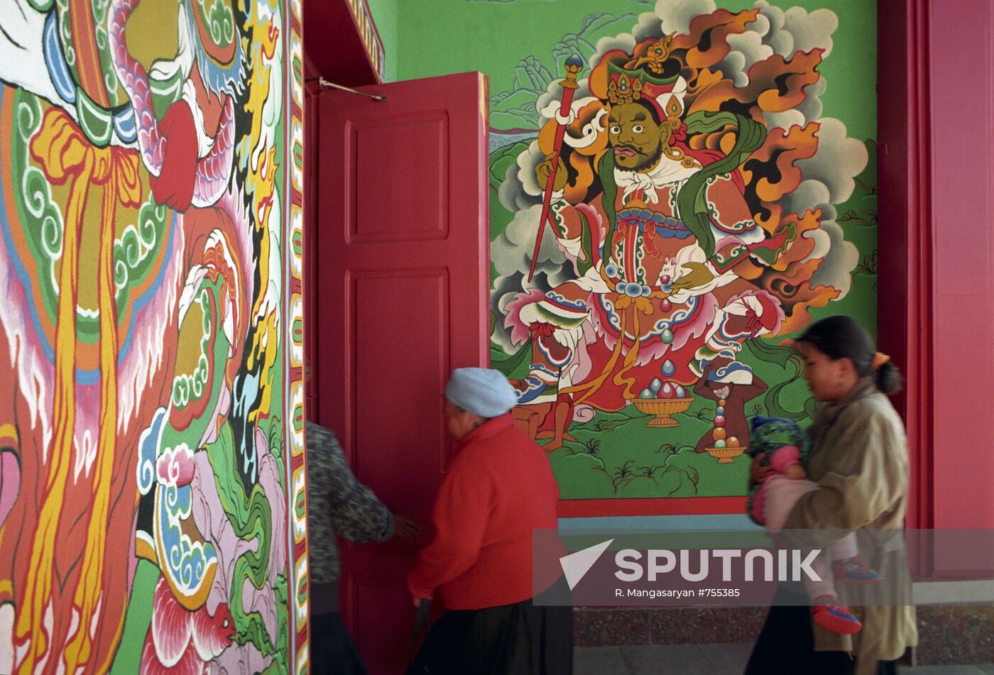 Old khurul - Buddhist temple not far from Elista