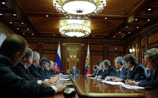 Dmitry Medvedev chairs meeting on forestry