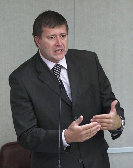 State Duma plenary meeting. September 8, 2010