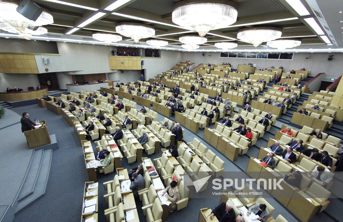 Russian State Duma meeting on September 8, 2010