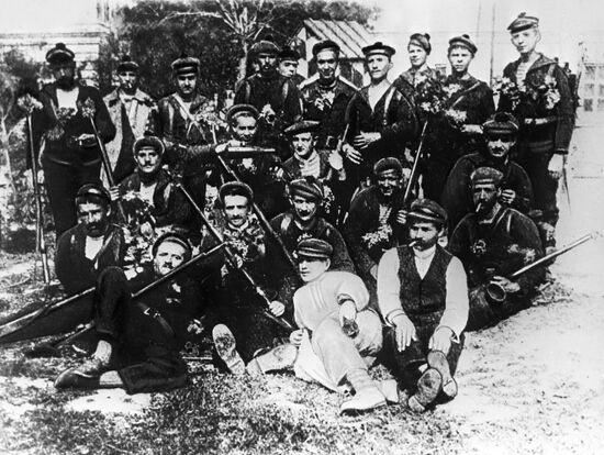 Sailors of the French cruiser "Mirabeau"