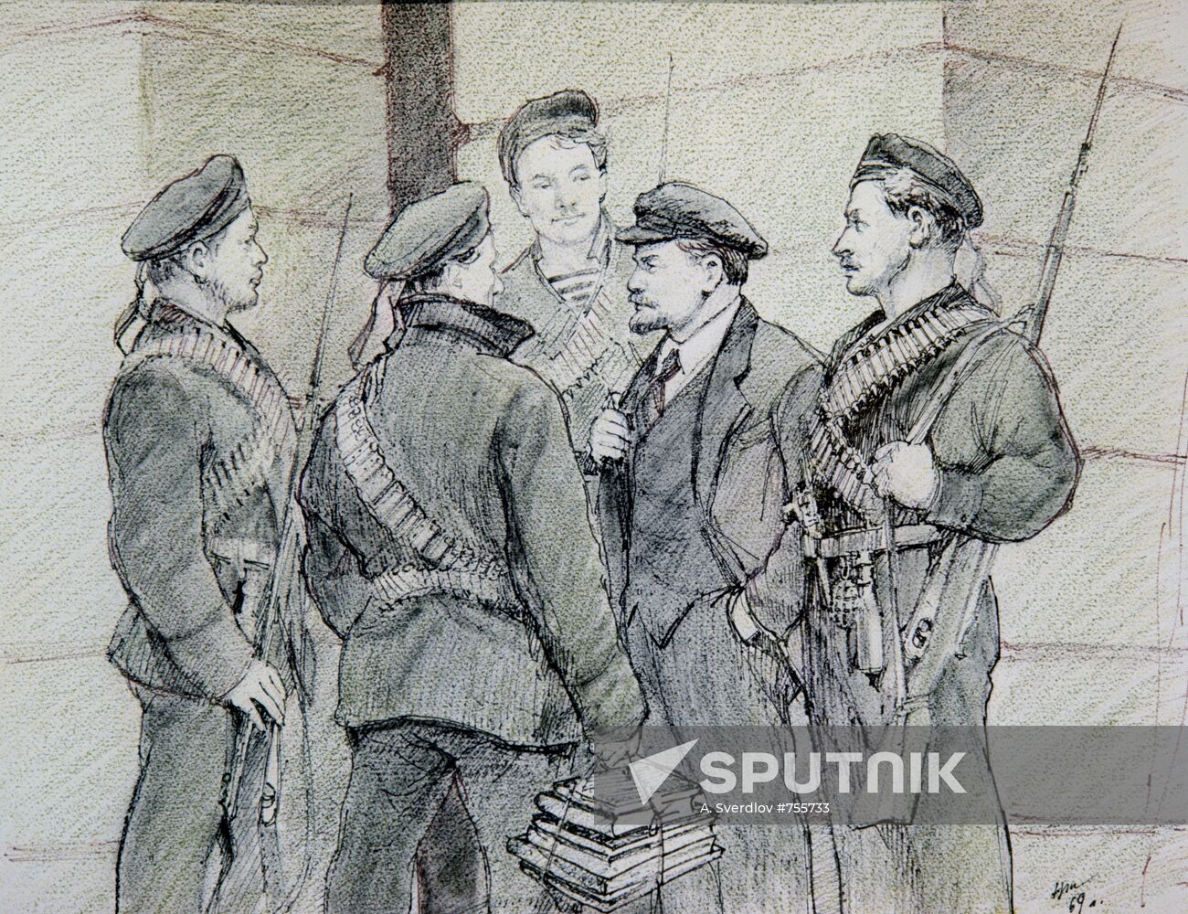 "Near Smolny". Reproduction