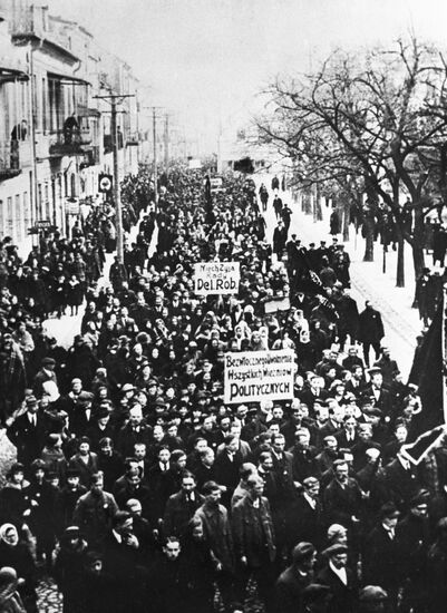 May Day demonstration in Poland