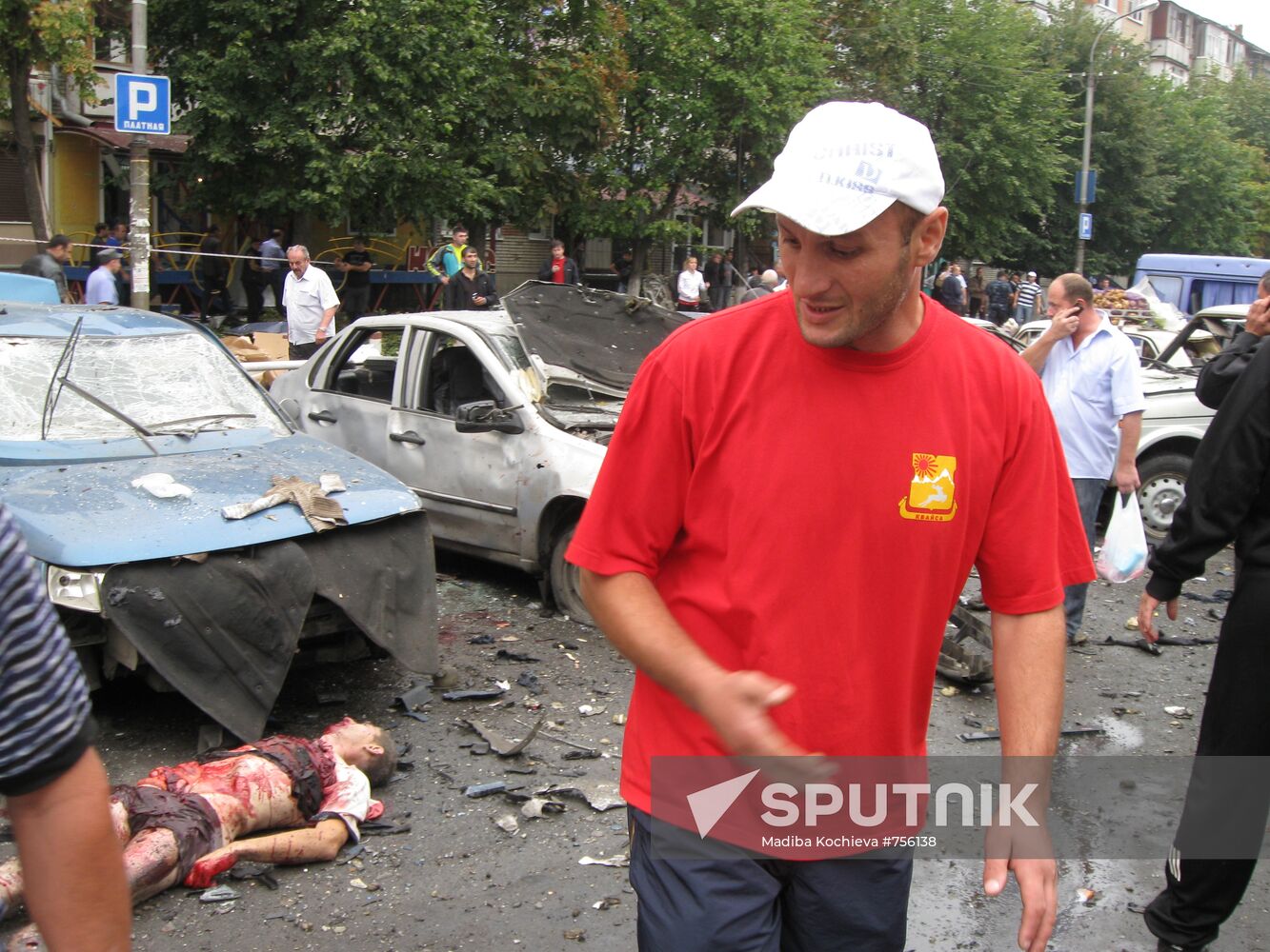 Explosion near central market, Vladikavkaz